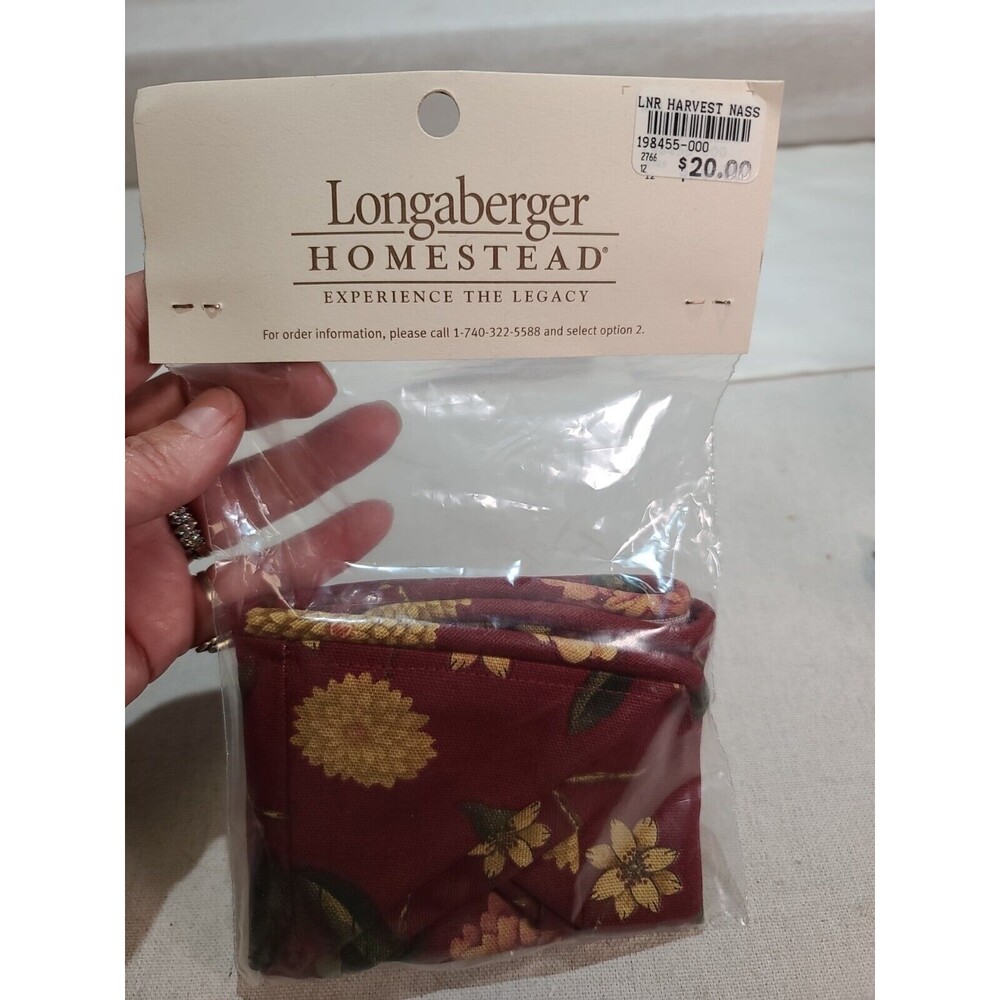 NEW Longaberger Liner Small Harvest Nass 198455 Harvest Basket